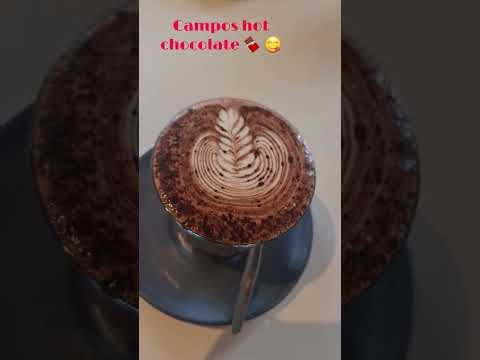 o melhor chocolate quente na Café Campos Newtown
