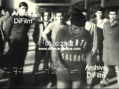 DiFilm - Entrena de Ramon La Cruz y Horacio Saldaño - Boxeo 1968