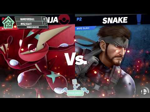 Knockout 2019 - NameFireBall(Greninja) vs MVG| ScAtt(Snake) - Winners Quarters