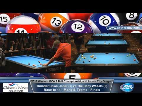 2016 WBCA 8 Ball - Mens B Teams Finals Set 1