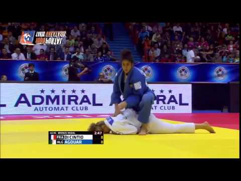 Judo Grand Prix Zagreb 2014 Bronze -63kg DI CINTIO Maelle (FRA) - AGOUAR Imene (ALG)