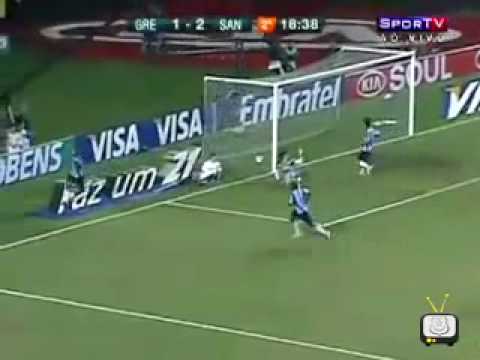 Gols - Grêmio 4 x 3 Santos - Copa do Brasil 2010 - Rádio Santista