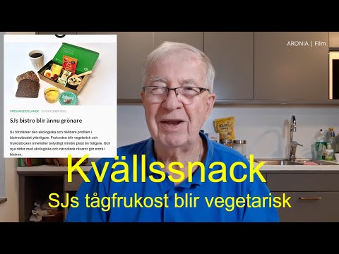 2021-10-27 KVÄLLSSNACK - Norrköping i våra hjärtan och vegetarisk SJ frukost