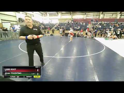 152 Lbs 1st Place Match - Laird Root, CA Vs Noah Tolentino, CA 385d