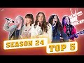 Who is top 5 The Voice contestant Season 24?