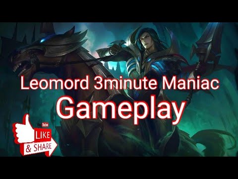 3 Minute Maniac!! | Hyper leomord Super aggressive Gameplay | Mobile Legends Bang Bang