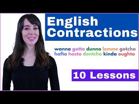 Learn English Contractions | 10 Pronunciation Lessons | Improve Your Spoken English