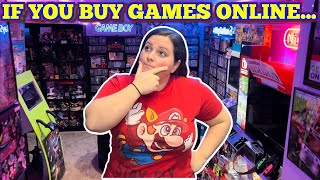 IF YOU BUY VIDEO GAMES ONLINE...