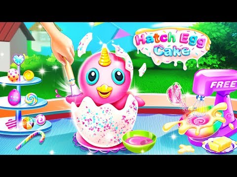 Hatch Egg Cake Maker - Sweet Bakery Food Games Video
