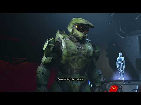 HALO INFINITE - Escharum Death Scene - Master Chief Respects Escharum & Comforts Him