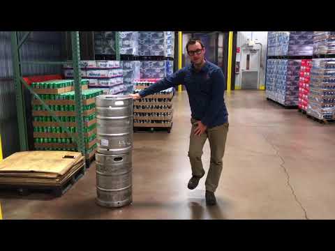 Proper Keg Lifting Technique for Dean Distributing.