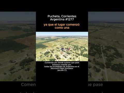 Pucheta, Corrientes desde el Microsoft Flight Simulator #Pucheta #corrientes #msfs #argentina