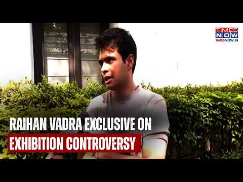 Priyanks Gandhi's Son Raihan Vadra's Exclusive Interview On Exhibition Controversy | Watch