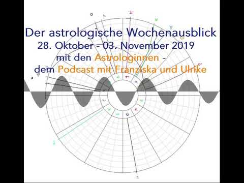 Astrologischer Wochenausblick 28. Oktober - 03. November 2019