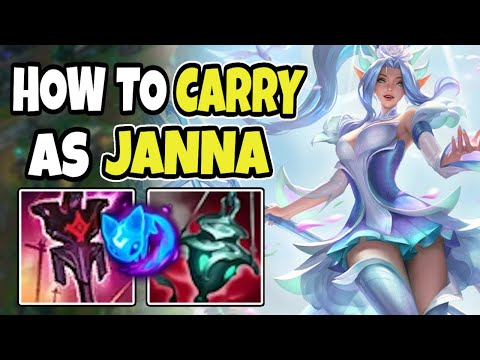 Challenger support shows you how to CARRY as JANNA | Janna support | Season 14 League of Legends
