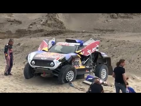 Carlos Sainz .Averia etapa 2.Dakar 2019