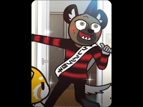 Haida is slaying 🕺✨️ #aggretsuko #haida #anime