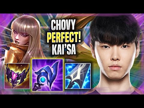 CHOVY PERFECT GAME WITH KAI'SA! - GEN Chovy Plays Kai'sa MID vs Galio! | Season 2022