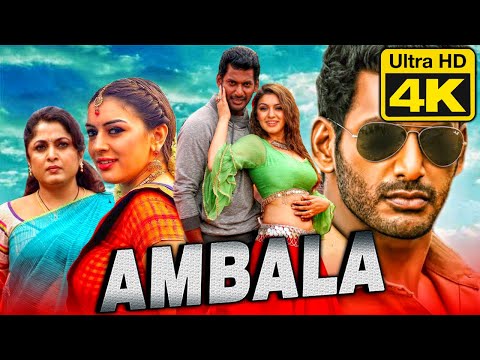 Ambala (4K Ultra HD) - Tamil Action Hindi Dubbed Full Movie | Vishal, Hansika Motwani