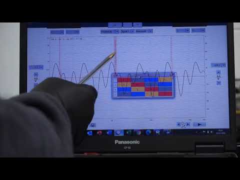 Diesel Engine Pressure pulse analysis with a delta sensor & Bosch KTS