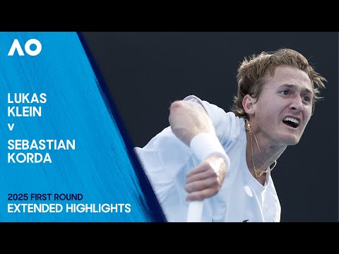 Lukas Klein v Sebastian Korda Extended Highlights | Australian Open 2025 First Round