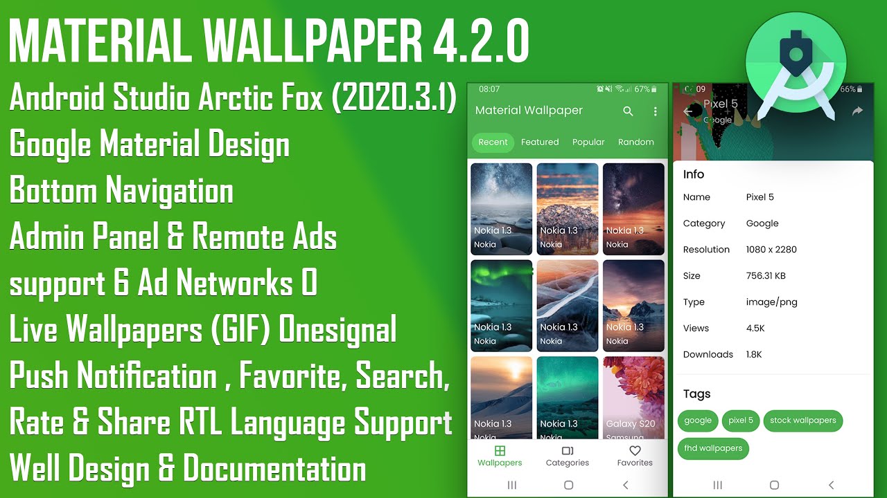 Free wallpaper App source code of Android studio || Bangla tutorial || FoysalOfficial 2022