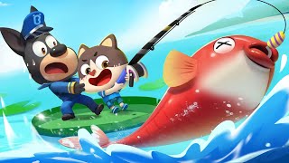 Sheriff's Fishing Adventure 🎣 | Police Cartoon | Kids Cartoons | Sheriff Labrador | BabyBus