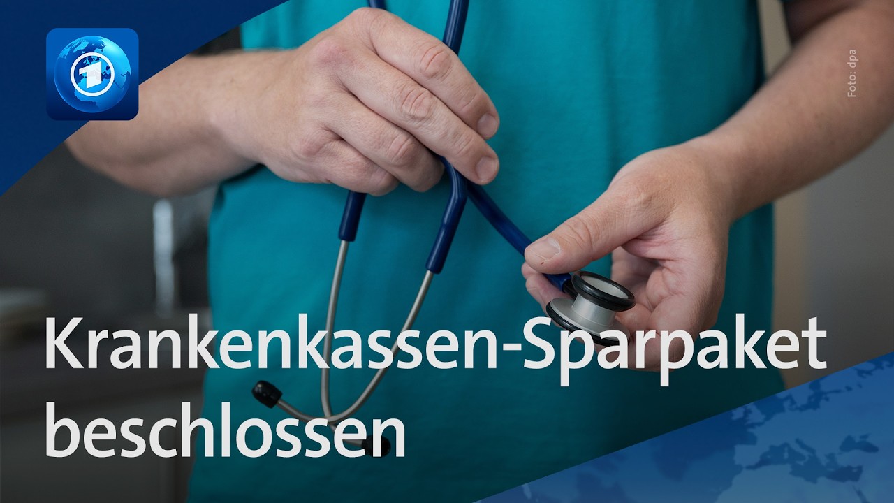 🌍 tagesschau um 20 Uhr & tagesschau24 Top-Thema, 10.7.2026 | Krankenkassen-Sparpaket beschlossen