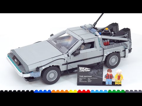 LEGO Creator Expert Back to the Future Time Machine 10300 review! All 3 movie DeLorean options