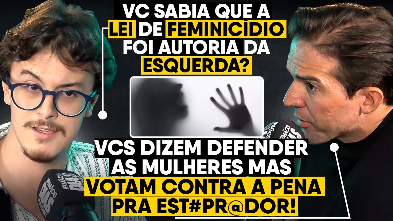 CORTEZ e RUBINHO DEBATEM sobre DIREITOS HUMANOS (ESQUERDA vs DIREITA)