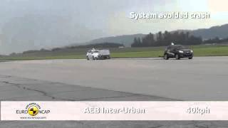 BMW 2 Serisi Active Tourer Euroncap AEB Testi Videosu