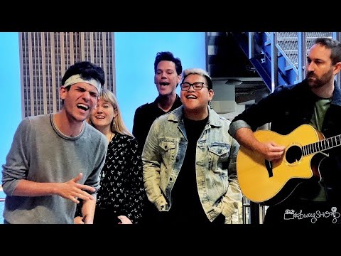 Chris McCarrell & The Lightning Thief OBC perform "Good Kid" at the Empire State Building