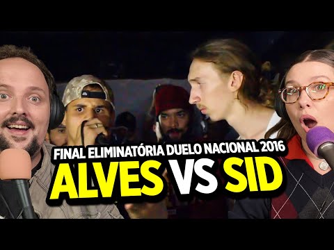 Sid Vs Alves - FINAL Eliminatória Duelo Nacional 2016 - CASAL REACT