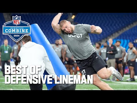 Best Workouts of Defensive Lineman | 2024 NFL Scouting Combine