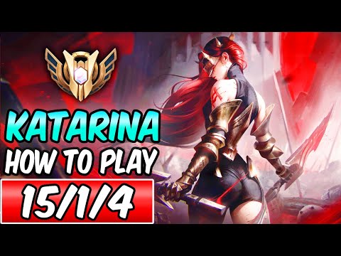 HOW TO PLAY KATARINA MID & CARRY S+ | Best Build & Runes | Diamond Player Guide | League of Legends
