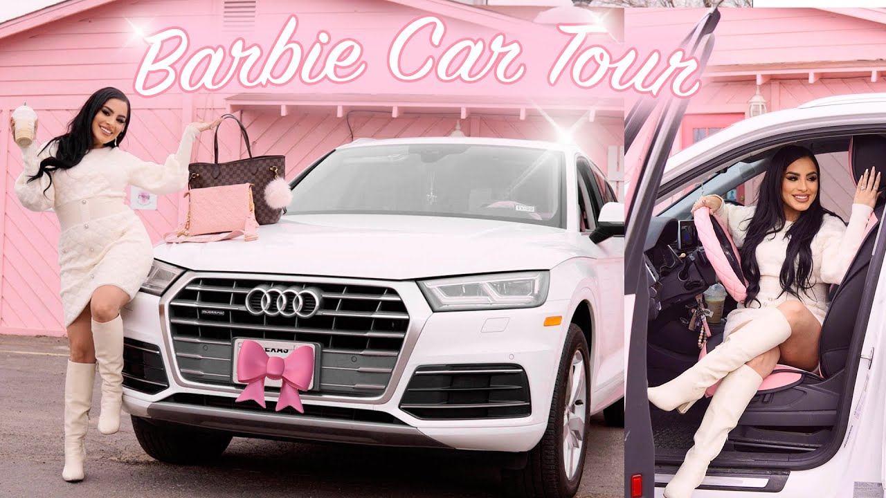 UPDATED Audi Q5 CAR TOUR 2022 🎀 PINK CAR INTERIOR 🎀