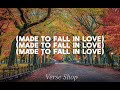 Daniel Caesar Made To Fall In Love Lyrics