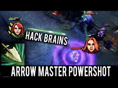 WTF Arrow Master Powershot ► Aui_2000 Hack Brains with Windranger Dota 2