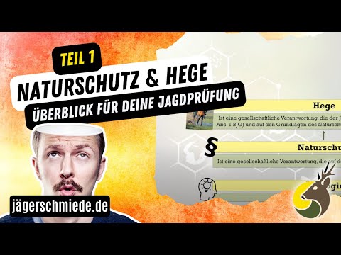 Overview: Nature conservation and game management (part 1/2) - the perfect preparation for your h...