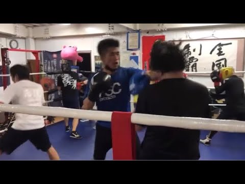 全弾フルスイングのスパーリング　オヤジ達（46歳vs51歳）のスパーリング
