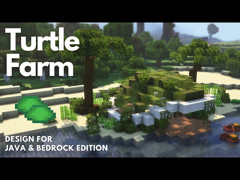 EPIC Turtle Farm Build Tutorial in Minecraft