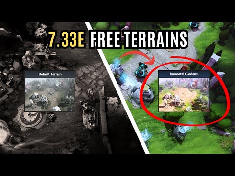 How To Change Terrain for FREE in Patch 7.33e | Dota 2