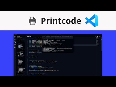 Vscode PrintCode | Imprimir codigo usando Visual Studio code