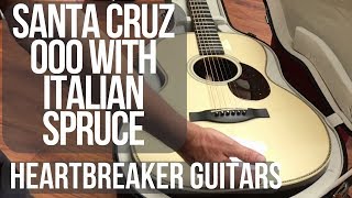 Video thumbnail for Santa Cruz OOO Acoustic Guitar with Italian Spruce Unboxing by Heartbreaker Guitars