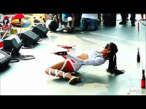 Shemika Charles (Limbo Queen) @ Six Flags Caribbean Concert 2015