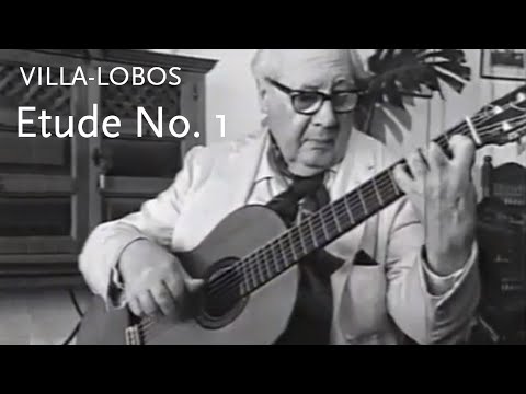 Etude No. 1 • Villa-Lobos • Andrés Segovia