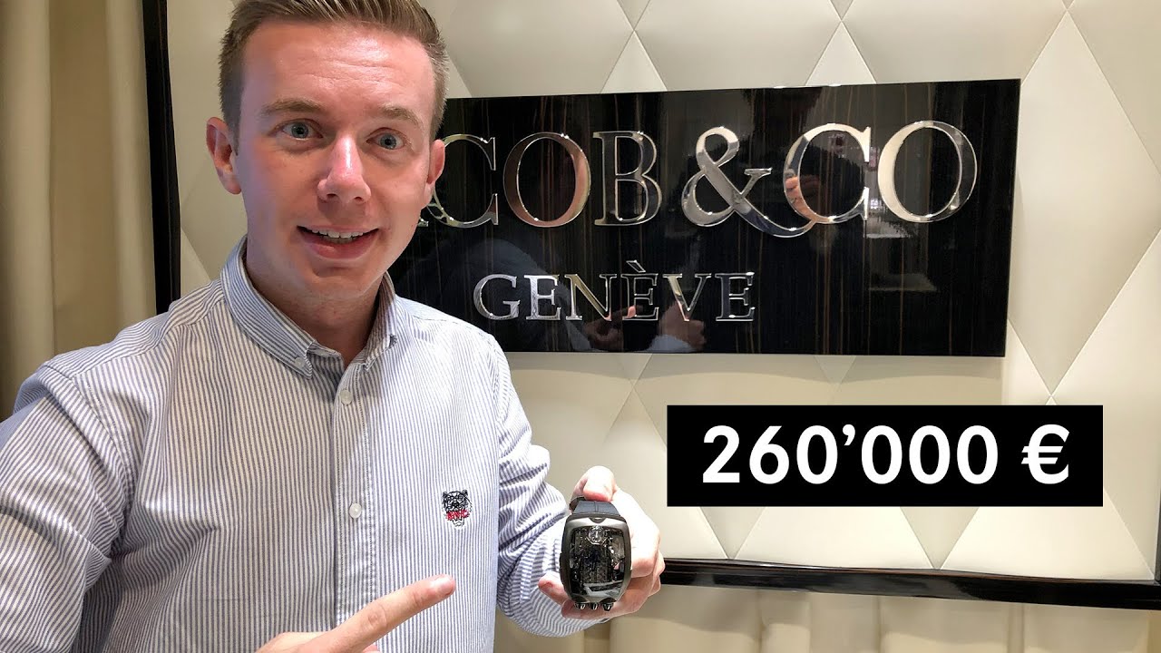 260'000€ Pour Cette Jacob & Co BUGATTI CHIRON Tourbillon Limitée