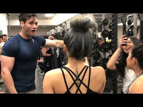 Meeting a Girl from TINDER | Leg Workout at the University of Texas