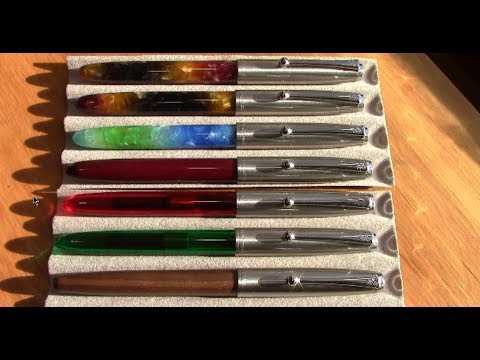 Jinhao 51A Fountain Pens review - wood barrel, #5 nib & more