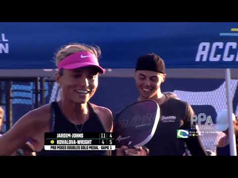 Ben Johns/Simone Jardim Vs Matt Wright/Lucy Kovalova -PPA Florida Grand Slam Mixed Double Gold Medal